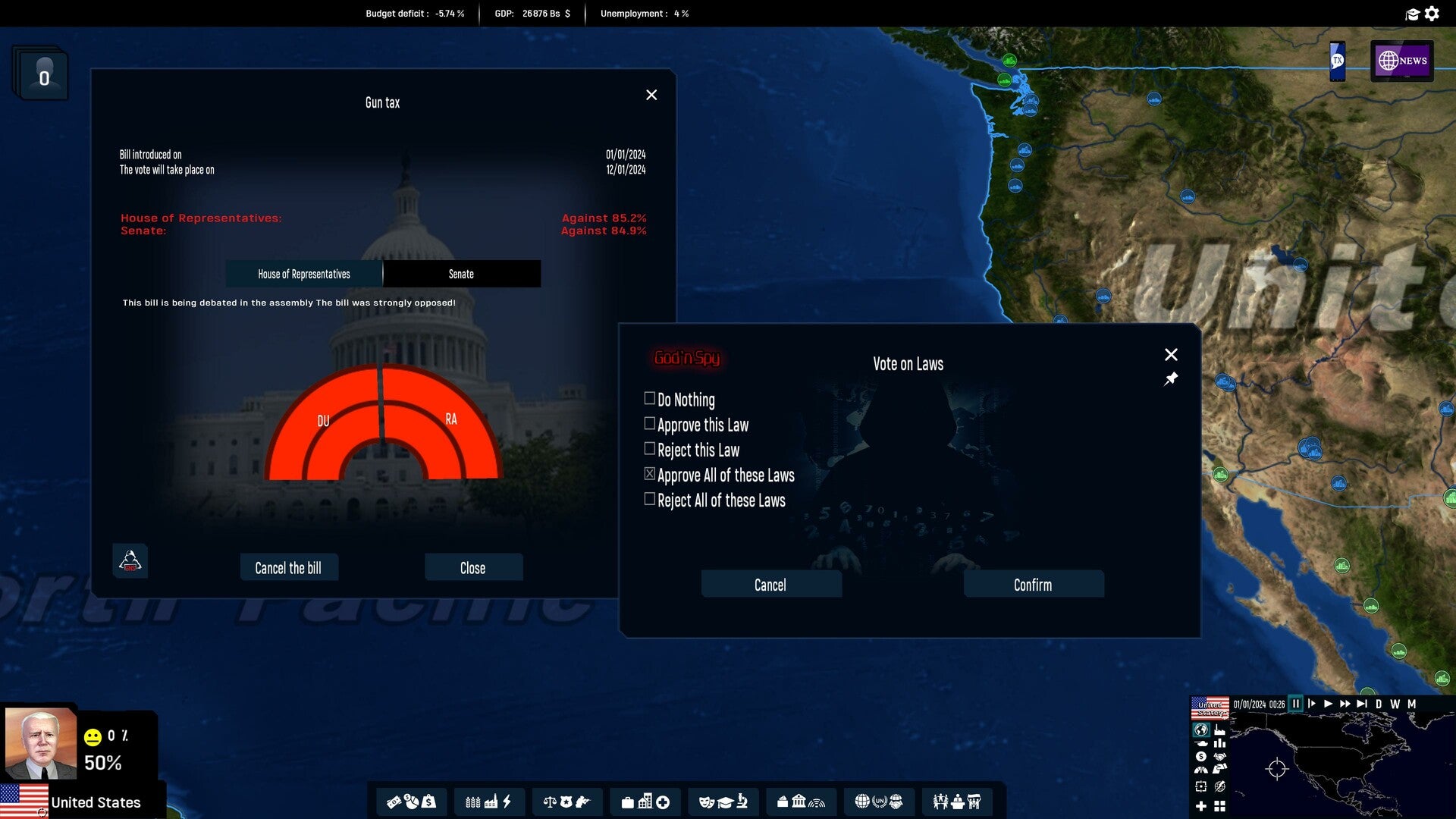 God'n Spy Add-on - Geo-Political Simulator 5