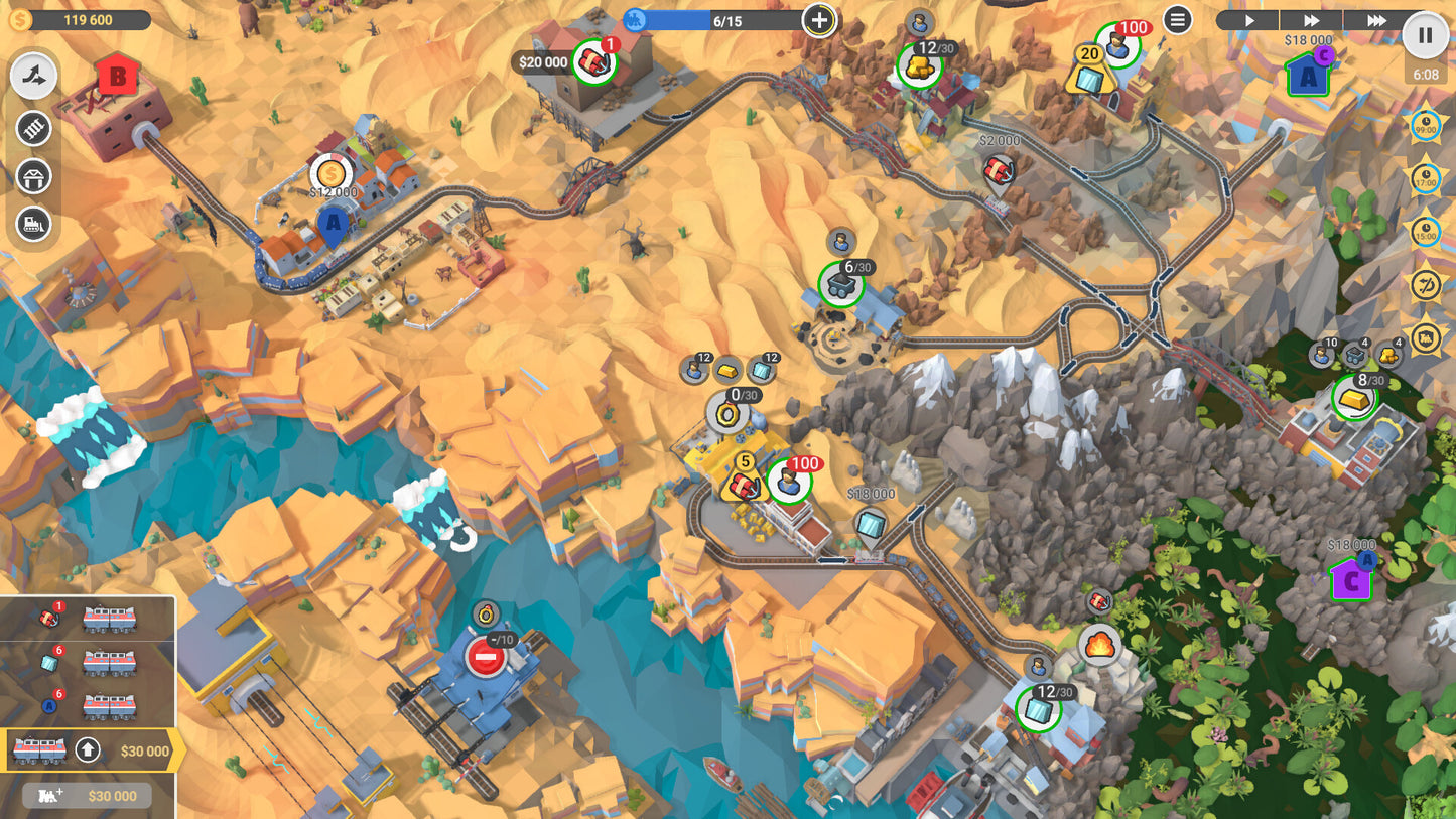 Train Valley 2: Workshop Gems - Sapphire