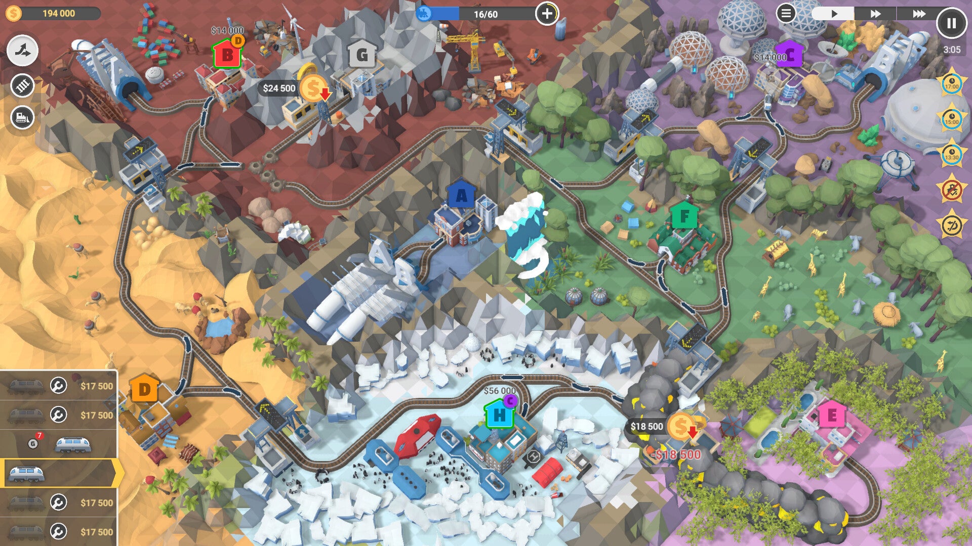 Train Valley 2: Workshop Gems - Sapphire