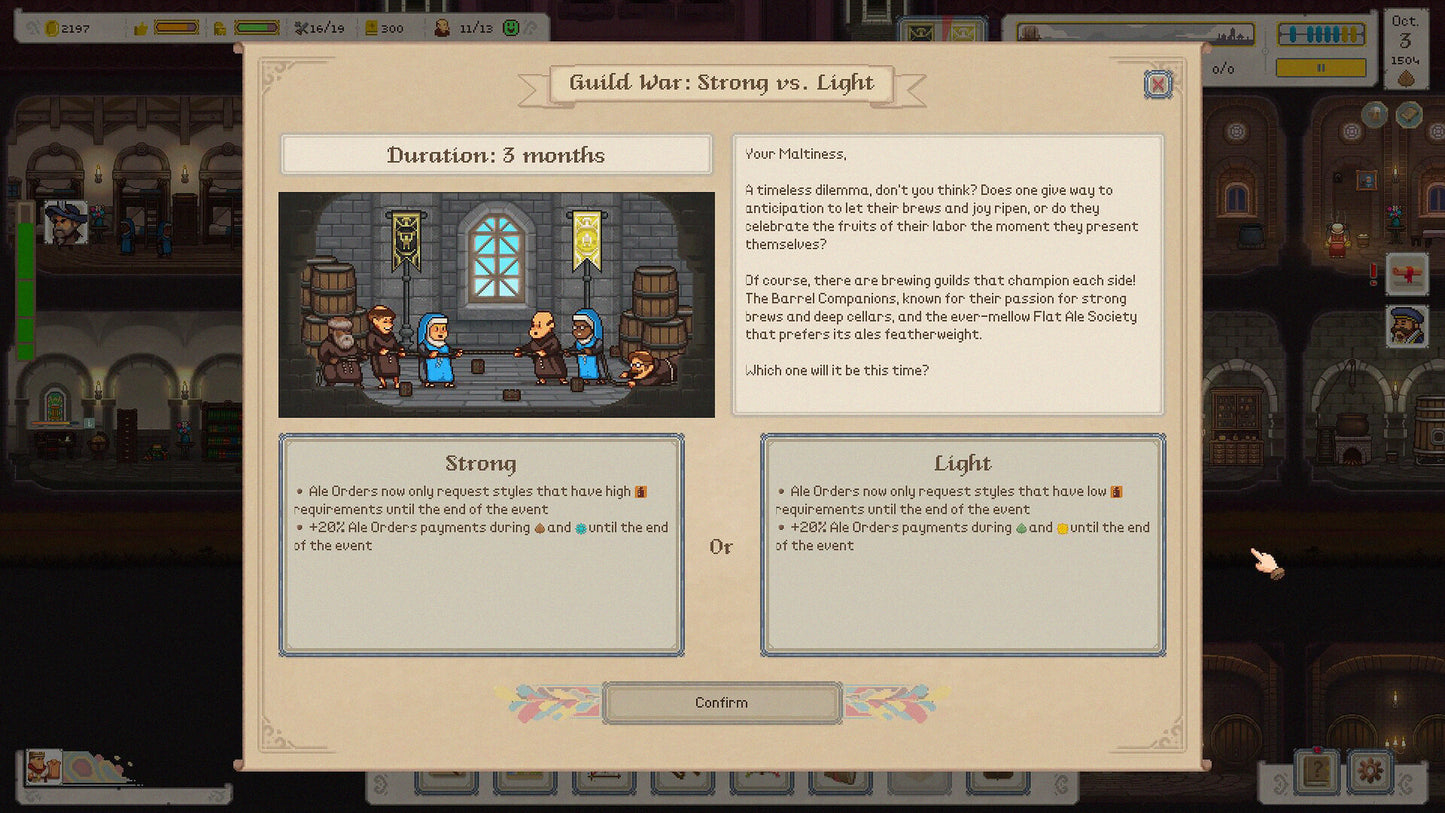 Ale Abbey - Monastery Brewery Tycoon