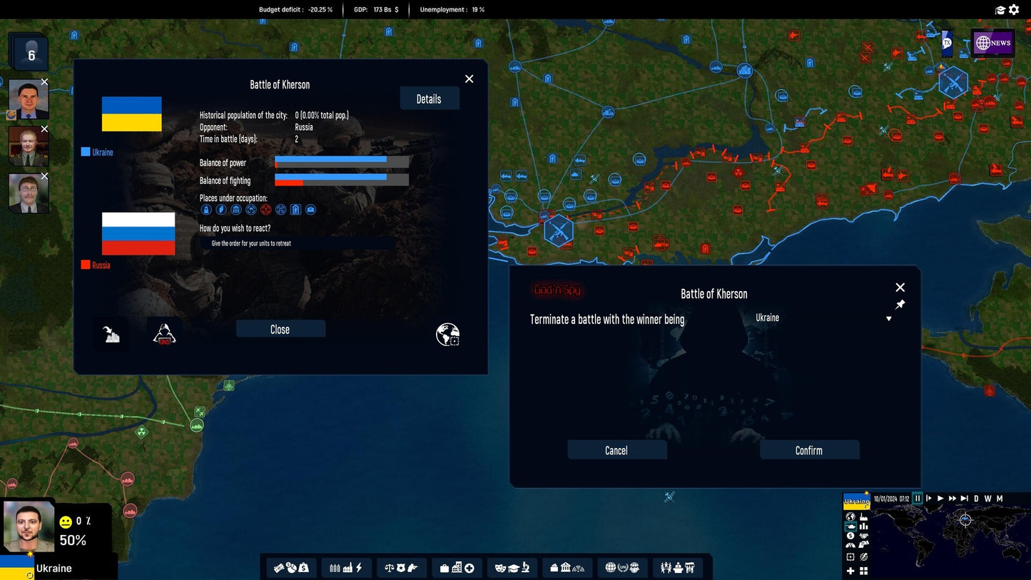 God'n Spy Addon for Geopolitical Simulator 2026 Edition